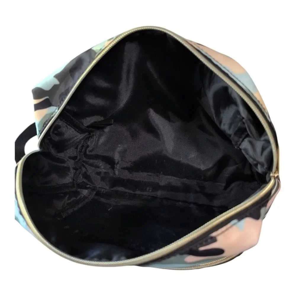 Aimee kestenberg camo makeup bag toiletry travel resort wear